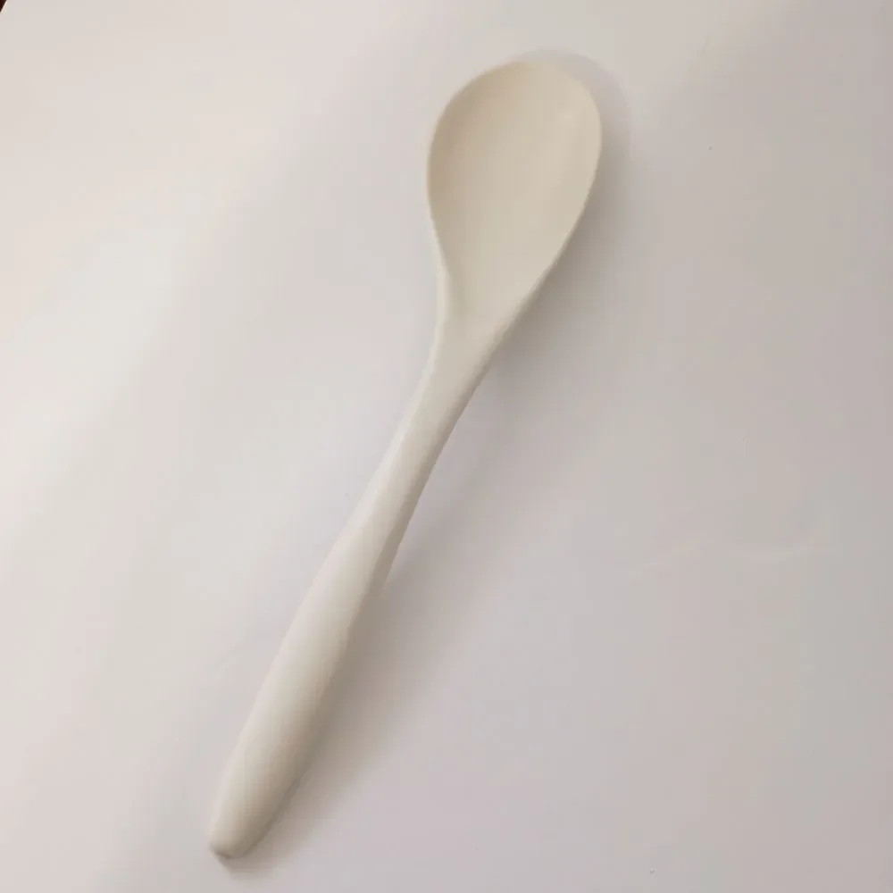 Ingrid Ltd Chicago Serving Spoon Salad White Melamine Melmac Mid Century Modern.
